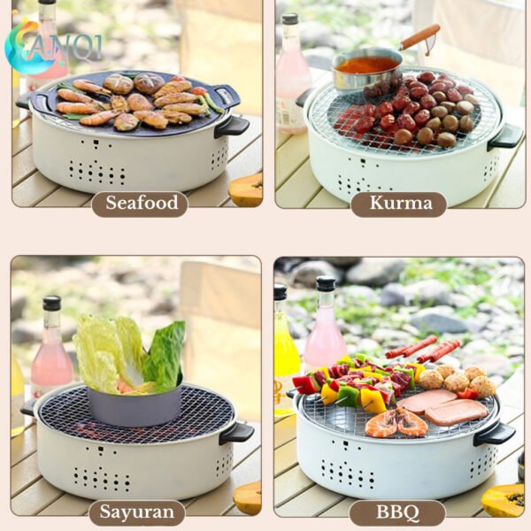 GRILL PAN MULTIFUNGSI / Alat Pemanggang / Tempat Pemanggang BBQ Grill Pan VS-1869