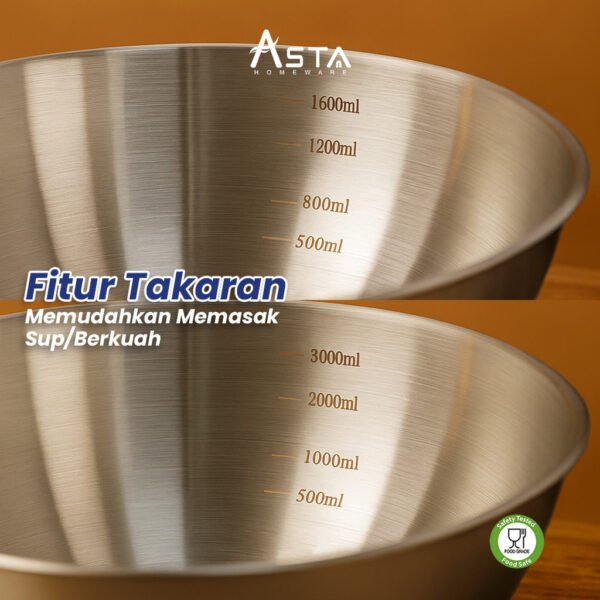 sg-11134201-7rdvh-mdq0fs96qn2ta1 Panci Deep Fryer Stainless Besar - Wajan Wok Penggorengan Handle Kayu 22 cm & 28 cm | Asta Homeware