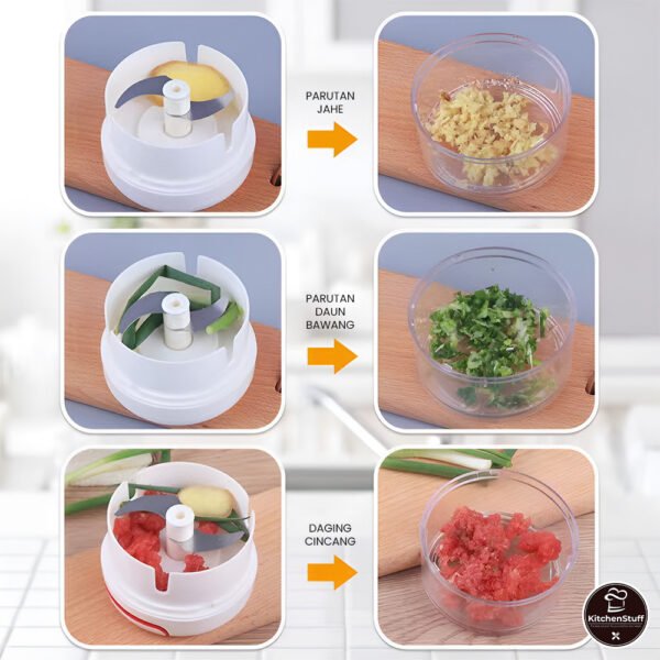 Blender Tangan Mini Pemotong Daging Buah Sayuran KITCHEN STUFF