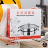 sg-11134201-7renh-m23d2ettgluod3 Panci Steamer 2 Tingkat Stainless Steel 28Cm Kukus dan Rebus KITCHEN STUFF