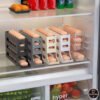 Rak Penyimpanan Telur Praktis 4 Tingkat Box Telur Minimalis KITCHEN STUFF