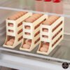 Rak Penyimpanan Telur Praktis 4 Tingkat Box Telur Minimalis KITCHEN STUFF