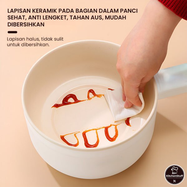 Panci Listrik Serbaguna 2L 20Cm Dengan Gagang Panjang | KITCHEN STUFF