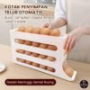 Rak Penyimpanan Telur Praktis 4 Tingkat Box Telur Minimalis KITCHEN STUFF