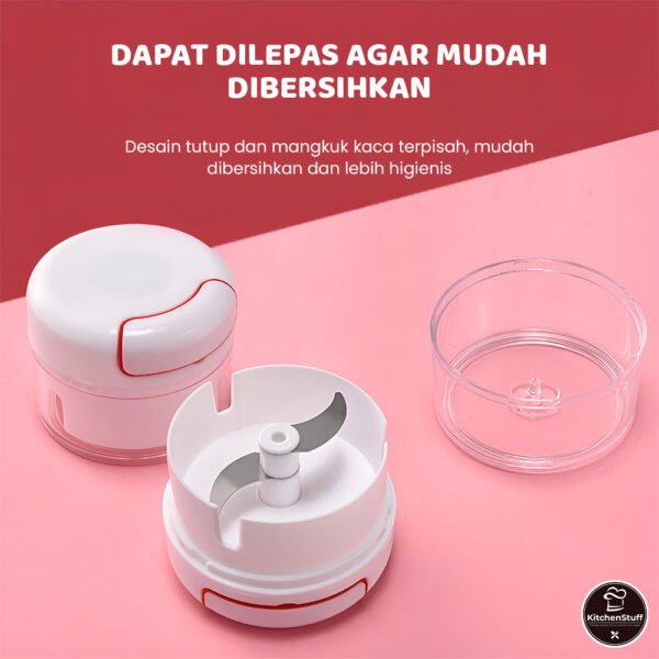 Blender Tangan Mini Pemotong Daging Buah Sayuran KITCHEN STUFF