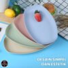Piring Oval Makanan Buah Kue Bahan Jerami Gandum KITCHEN STUFF
