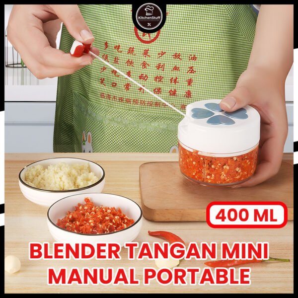 Blender Tangan Mini Pemotong Daging Buah Sayuran KITCHEN STUFF