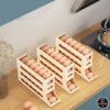Rak Penyimpanan Telur Praktis 4 Tingkat Box Telur Minimalis KITCHEN STUFF
