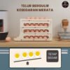 Rak Penyimpanan Telur Praktis 4 Tingkat Box Telur Minimalis KITCHEN STUFF