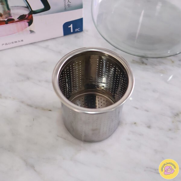 Teko 900ML Tempat Teh Kopi Transparan Dengan Saringan | KITCHEN STUFF