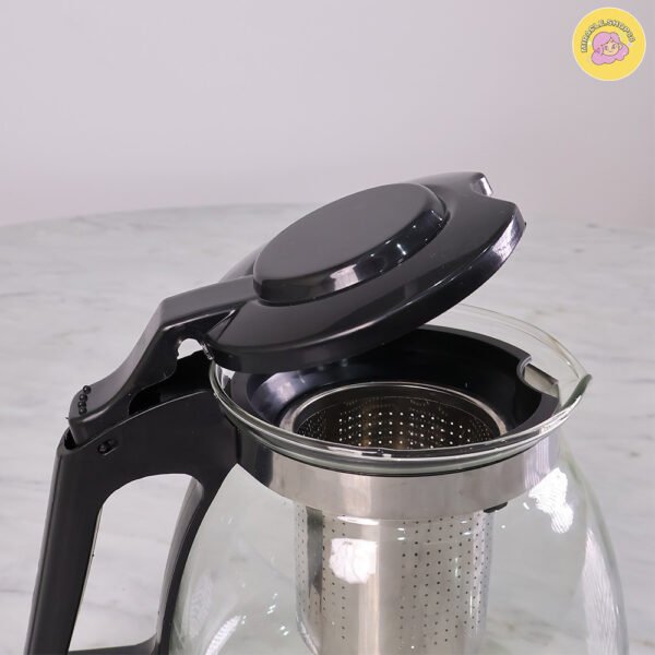 Teko 900ML Tempat Teh Kopi Transparan Dengan Saringan | KITCHEN STUFF