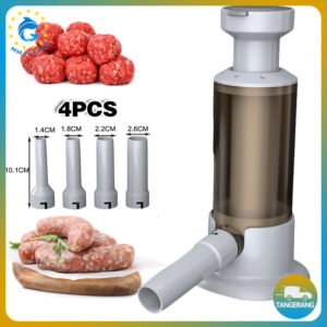 Set Pembuat Sosis 4in1 Alat Pengisian Cepat Untuk Daging Ayam/Sapi Mudah Dibersihkan