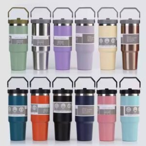 Vacuum Classic Mug - Hot and Cold Summer Stainless Steel Tumbler Botol Minum Stainless Steel 900ml