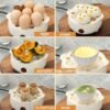 7 BUTIR Steamer Egg Cooker Boiler Alat Rebus Telur Listrik Elektrik 7 Butir Multifungsi Kukusan Anti-Kering