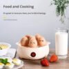 7 BUTIR Steamer Egg Cooker Boiler Alat Rebus Telur Listrik Elektrik 7 Butir Multifungsi Kukusan Anti-Kering