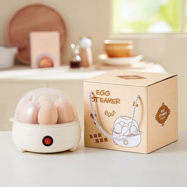 7 BUTIR Steamer Egg Cooker Boiler Alat Rebus Telur Listrik Elektrik 7 Butir Multifungsi Kukusan Anti-Kering