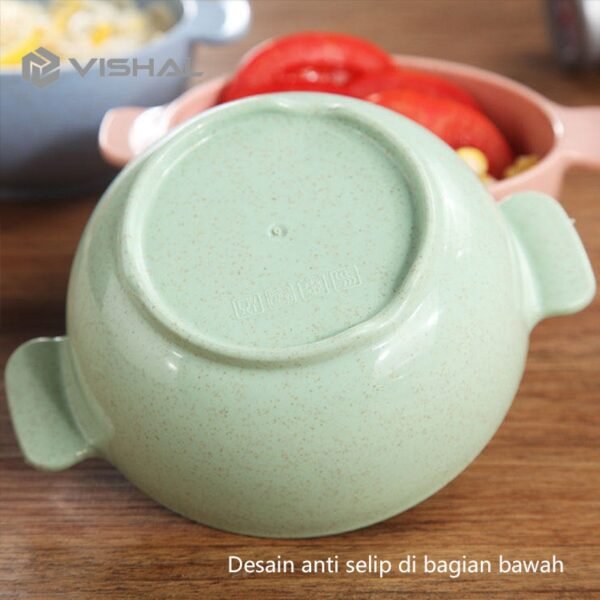 Set Mangkuk Tempat Makan Anak - Wheat Straw Character Bowl for Toddler Mangkuk Binaural VS-13