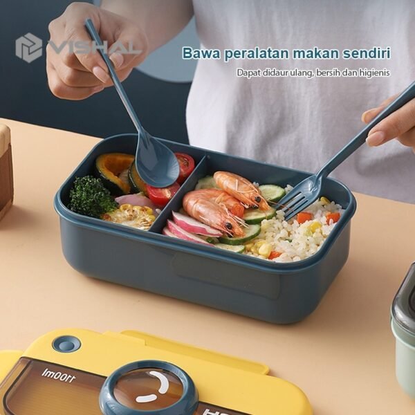 Kotak Bekal Bersekat | Lunch Box Set | BPA Free | Anti Bocor
