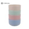 Mangkok Set 4pcs Wheat Straw/Mangkuk Makan Bowl Warna Warni Baby Bowl Wheat Bowl
