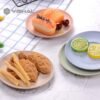 7c13445817097877988102603b204b17 Piring KECIL Wheat Straw Plate 1 Set Isi 4 Pcs Warna Warni Simple Dinner High Quality Wheat