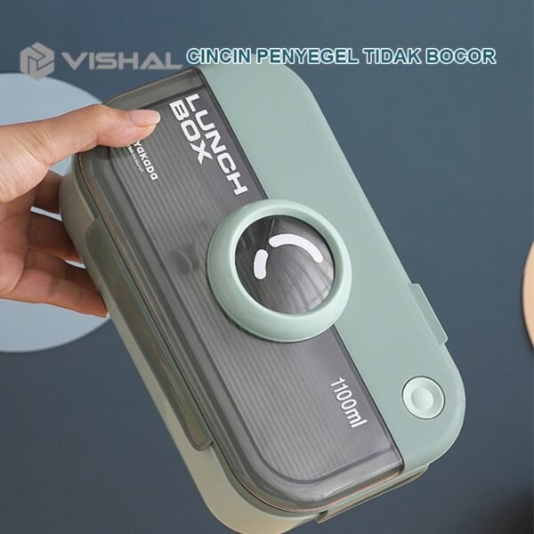 Kotak Bekal Bersekat | Lunch Box Set | BPA Free | Anti Bocor