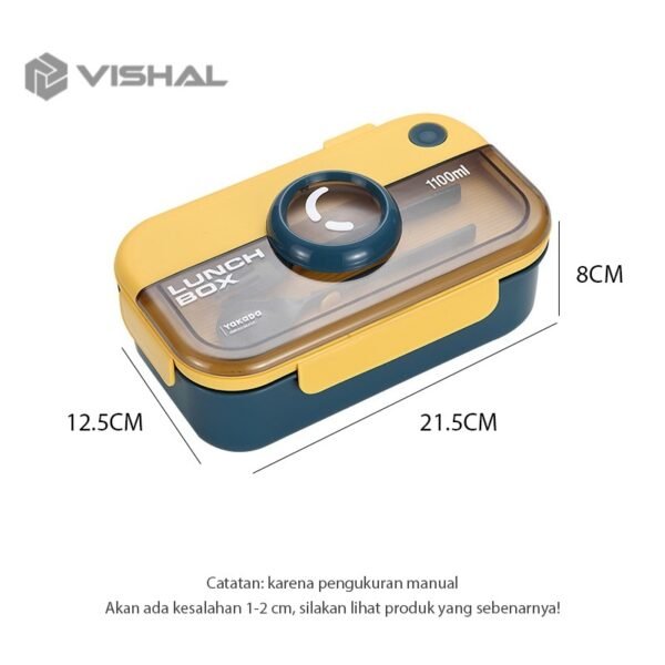 Kotak Bekal Bersekat | Lunch Box Set | BPA Free | Anti Bocor