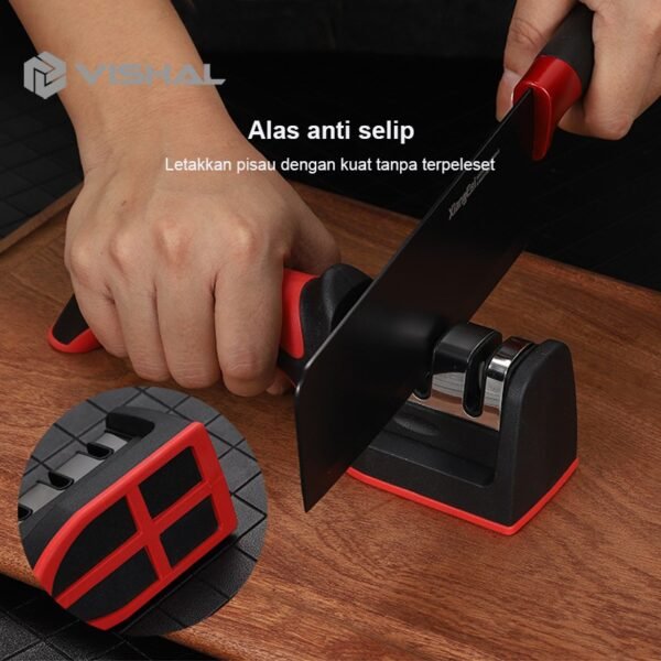 Alat Asahan Pengasah Penajam Pisau Gunting Profesional Tajam Dalam 5 detik Knife Sharpening