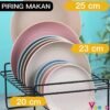 Piring Makan Saji |14.5/20 /23 dan 25 cm Round Plate Piring Saji | Ramah Lingkungan | Biodegradable