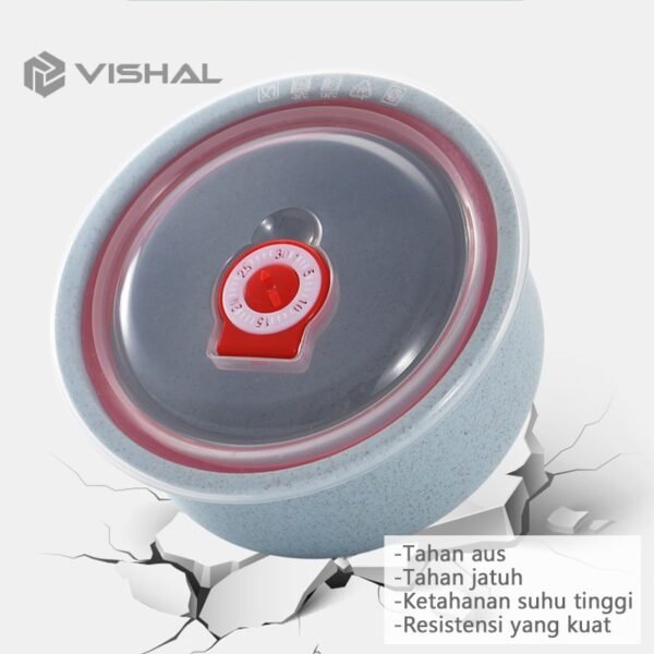 Kotak Pengawet 3 in 1  Kedap Udara Mangkuk Dengan Penutup Gandum Mangkuk Berkapasitas Besar VS