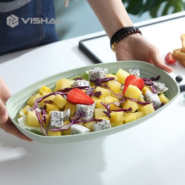 fe6a63b9ed5fe499ac3dfd27747ffecf Set Piring Bentuk Oval Kotak Mix Warna Isi 4 Pcs Lonjong Dinner Plate