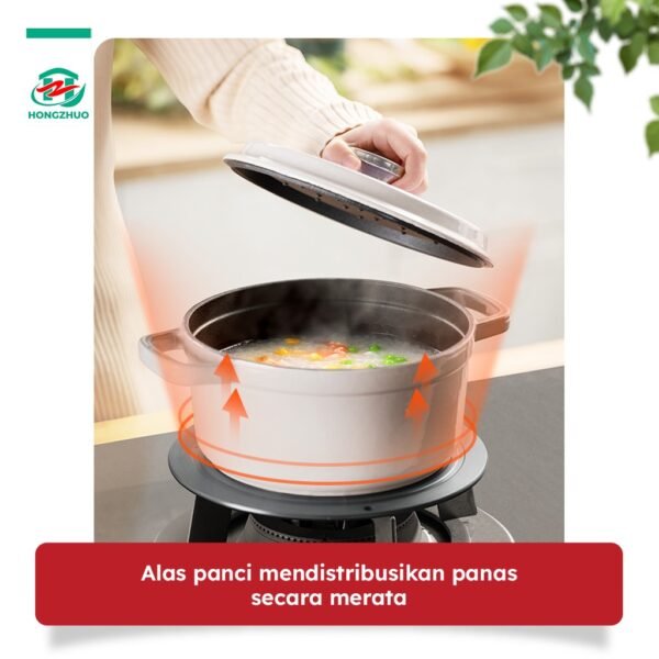 Tatakan Alas Panci 24cm Anti Panas Tanpa Gagang Anti Gosong/Tatakan Kompor Untuk Semua Jenis Panci