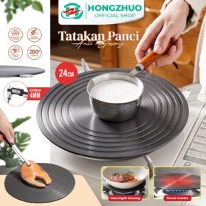Tatakan Alas Panci 24cm Anti Panas Tanpa Gagang Anti Gosong/Tatakan Kompor Untuk Semua Jenis Panci