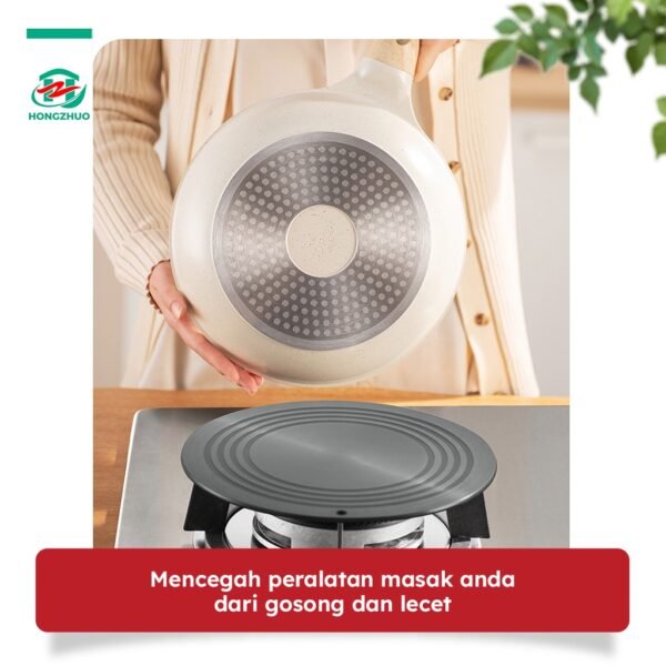 Tatakan Alas Panci 24cm Anti Panas Tanpa Gagang Anti Gosong/Tatakan Kompor Untuk Semua Jenis Panci