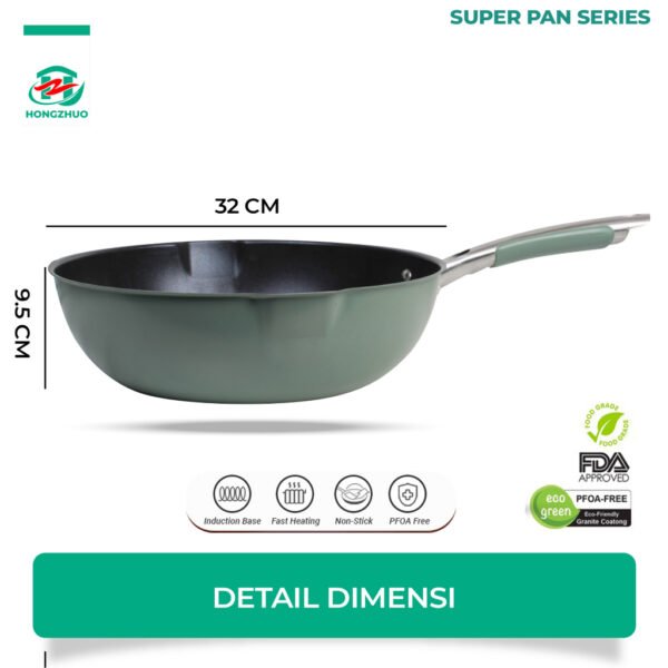 Model Baru Wajan Kokoh dan Mewah Ukuran 32CM