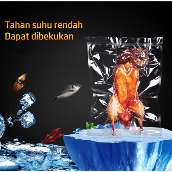 10PCS Plastik Vacum | Vacuum | Vakum Bag Sealer Makanan Tipe Polos / Embos Emboss Embossed Murah Satuan