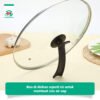 Tutup Wajan Penggorengan / Tutup Panci Bahan Kaca dan Tebal Ukuran 32cm
