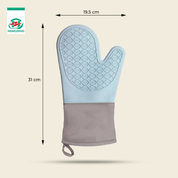 id-11134207-7r98p-luoisug5qbio94 Sarung Tangan Silikon Anti Panas Cocok Untuk Oven / Microwave Anti Selip Silikon Tahan Lama Tahan Panas 86°F (300°C)