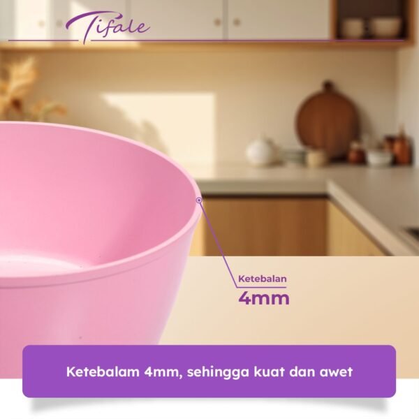 Pan 20CM Pink Panci Granit Marble Anit Lengket Panci Mpasi