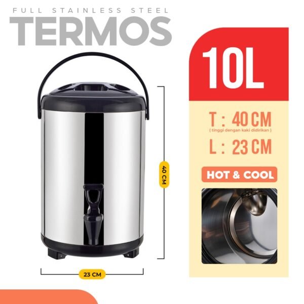 id-11134207-7r98r-lni1e9nhq0sm5e Termos Air Milk Tea Bucket Water 8 10 12 Liter Dispenser Minuman Serbaguna Termos Stainless