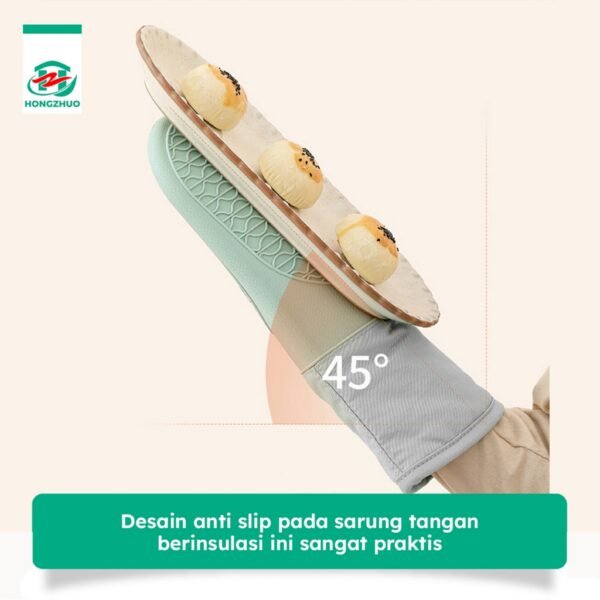 id-11134207-7r98r-luoisug5nidsc3 Sarung Tangan Silikon Anti Panas Cocok Untuk Oven / Microwave Anti Selip Silikon Tahan Lama Tahan Panas 86°F (300°C)