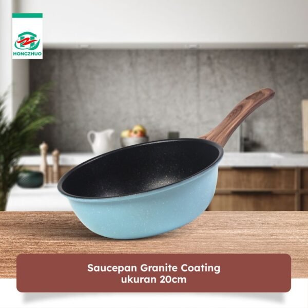 Pan 20cm Granite Coating Anti Lengket Panci Mpasi