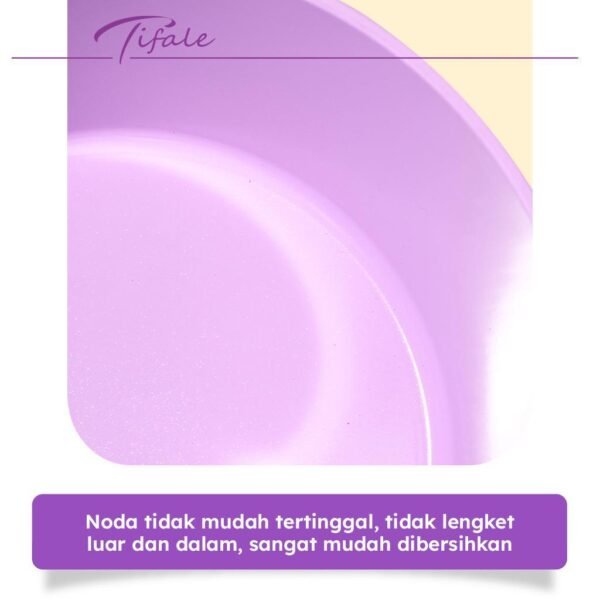 Pan 24CM Lavender Panci Granit Marble Anit Lengket Panci Mpasi