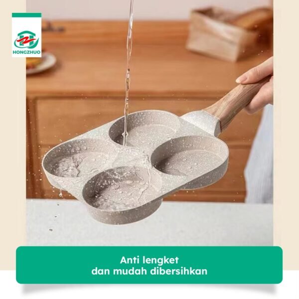 Tamago Wajan Penggorengan 4IN1 Telur Pancake Omlet Pan Breakfast Anti Lengket