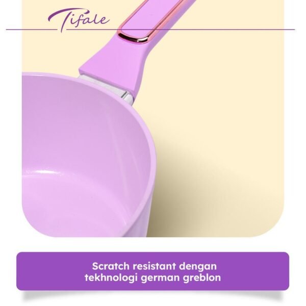 Pan 20CM Lavender Panci Granit Marble Anit Lengket Panci Mpasi