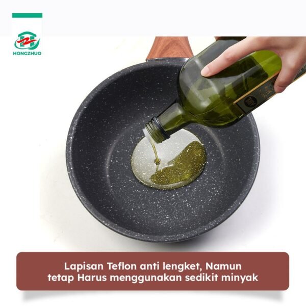 Pan 20cm Granite Coating Anti Lengket Panci Mpasi