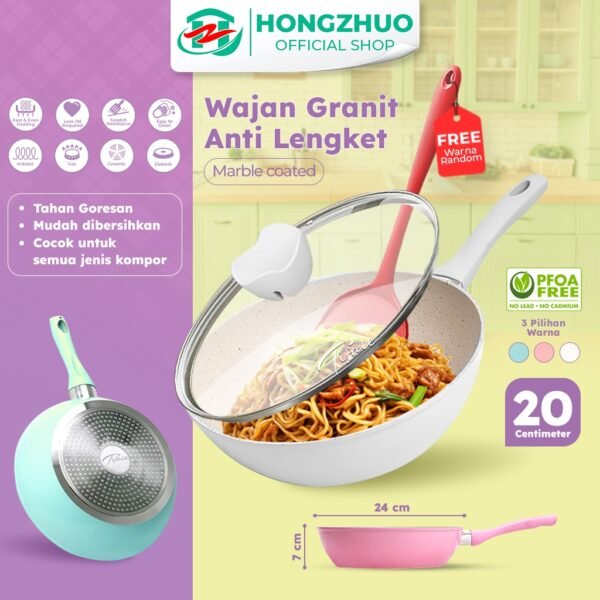 Teplon Pan 20CM Penggorengan Frypan Anti Lengket Panci Mpasi