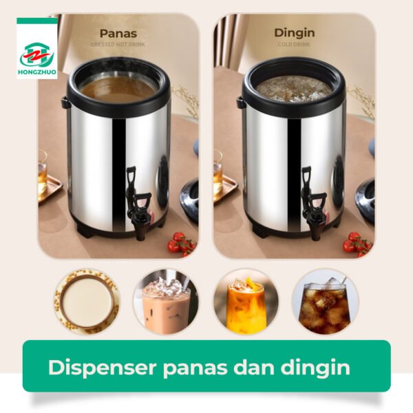id-11134207-7r98w-llesx5tywzkif6 Termos Air Milk Tea Bucket Water 8 10 12 Liter /Dispenser Minuman Serbaguna/ Drink Jar Termos Stainless