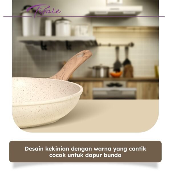 Marble Coated Anti lengket Panci Mpasi