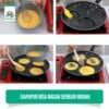 Panci Penggorengan Telur Pancake/Panci Steak Grill Egg Telur Omelet Pan Breakfast / Hamburger Maker