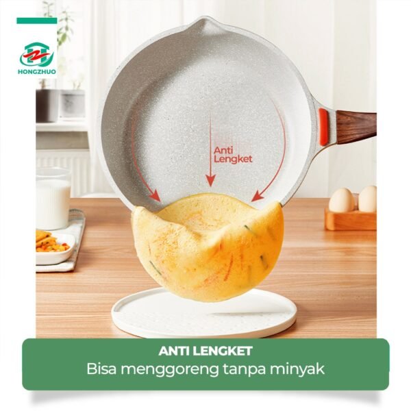 id-11134207-7r98x-ln8pbi30fra579 Granit Putih Anti lengket Peralatan Masak Dapur Untuk Semua Kompor Panci Wajan Penggorengan Grillpan Panci Mpasi